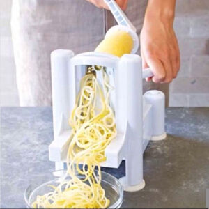 Sur la Table Vegetable & Fruit Spiral Slicer, Slice, Shred & Cut with 3 Blades